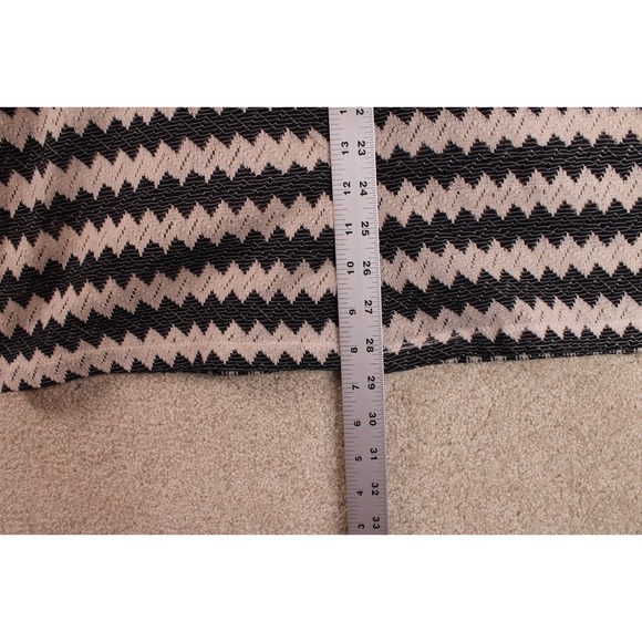 Ditch Plains Mens XL Black Zig Zag Crotched Woven‎ Short Sleeve Button Shirt NEW - Picture 4 of 9